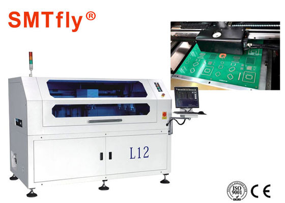 중국 긁는 도구 체계 SMTfly-L12를 가진 1200mm 땜납 풀 인쇄기 PCB LED 인쇄 기계 협력 업체