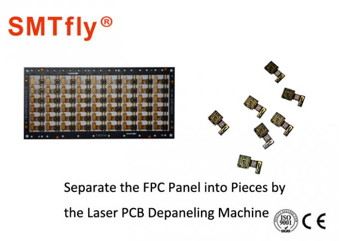 400mmX300mm PCB 분리기 기계 2500mm/S 레이저 스캐닝 속도 SMTfly-5L